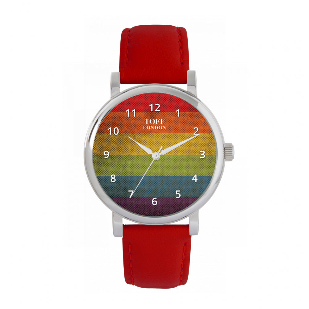 38mm Pride Vintage Rainbow Watch