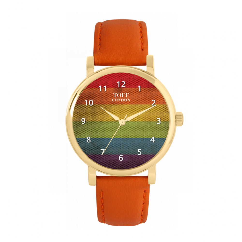 38mm Pride Vintage Rainbow Watch