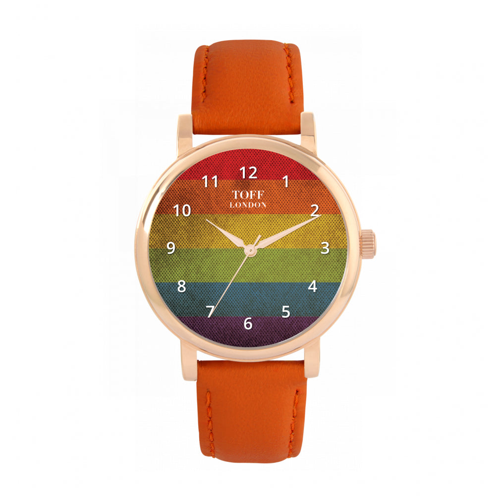 38mm Pride Vintage Rainbow Watch