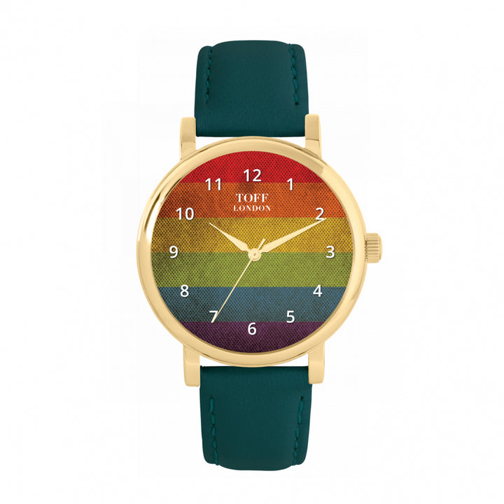 38mm Pride Vintage Rainbow Watch