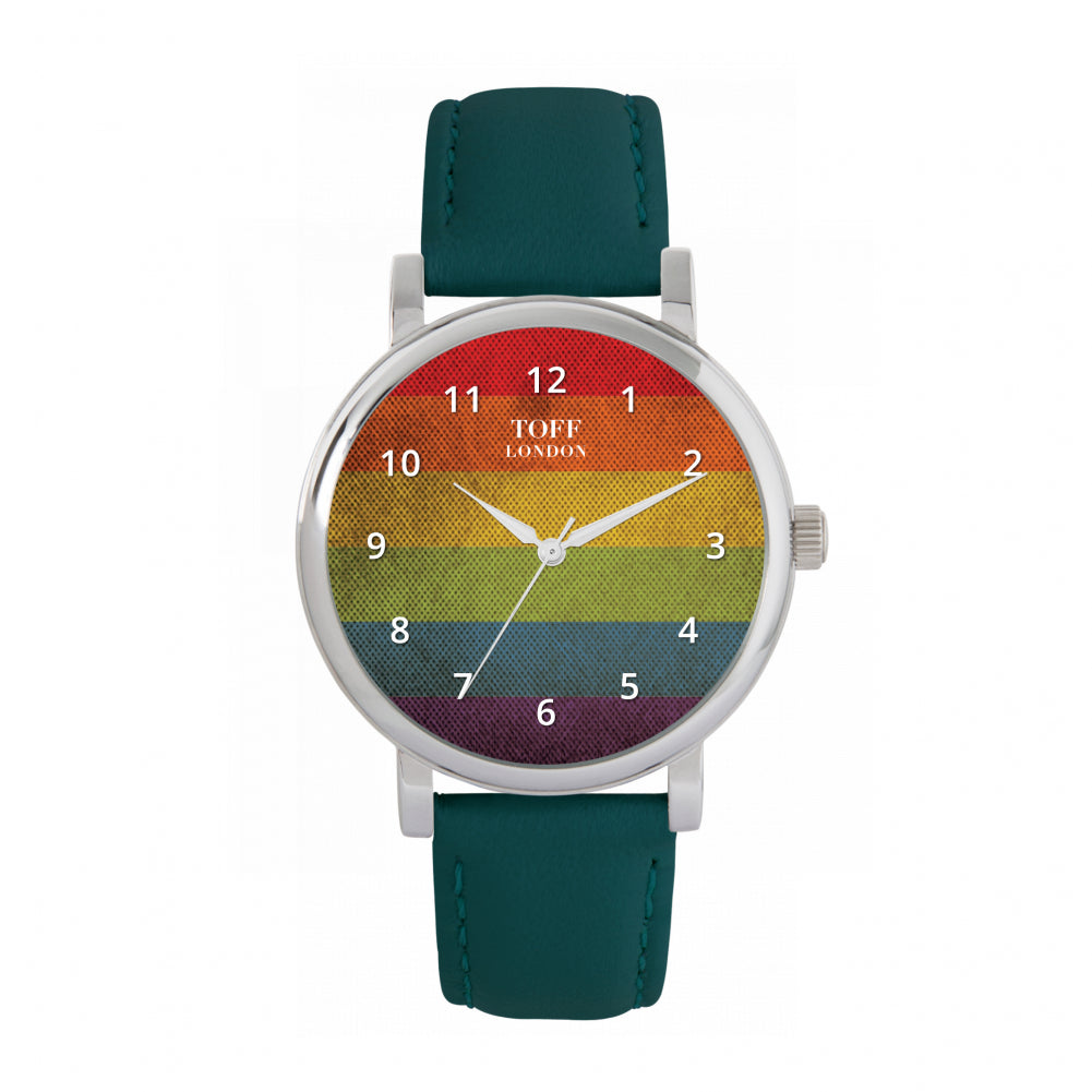38mm Pride Vintage Rainbow Watch