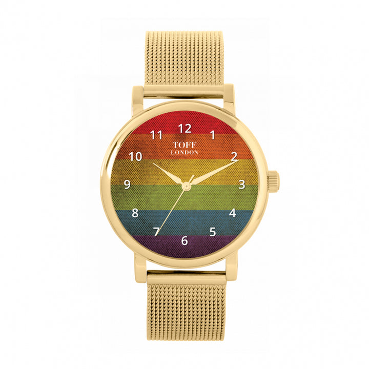38mm Pride Vintage Rainbow Watch