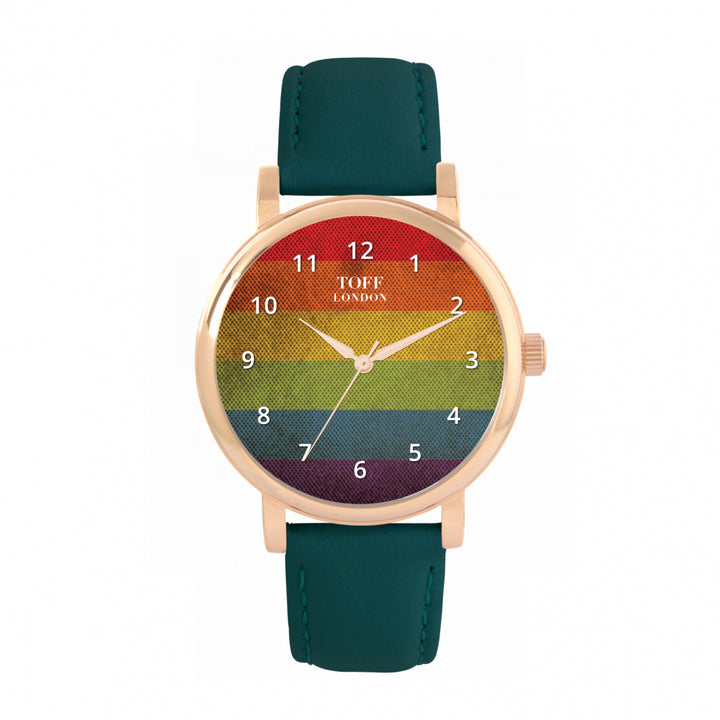 38mm Pride Vintage Rainbow Watch