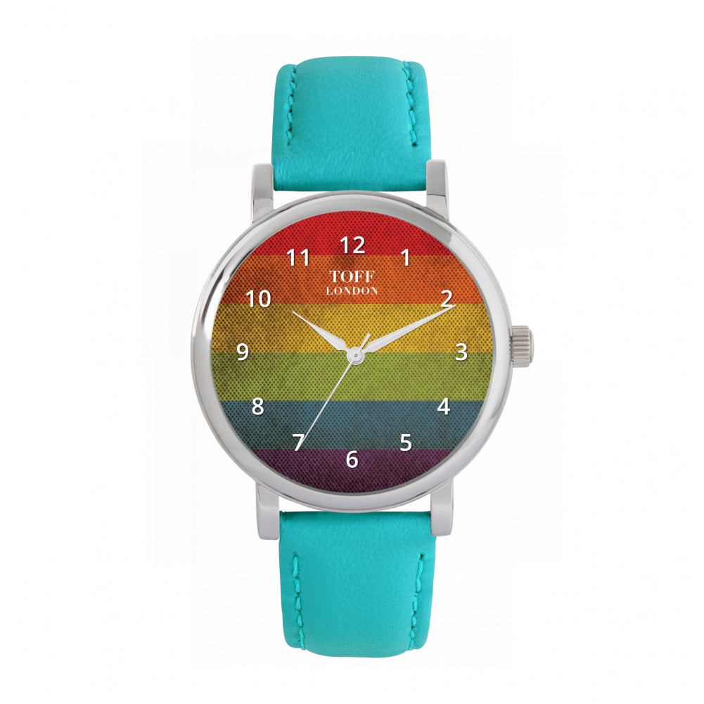 38mm Pride Vintage Rainbow Watch