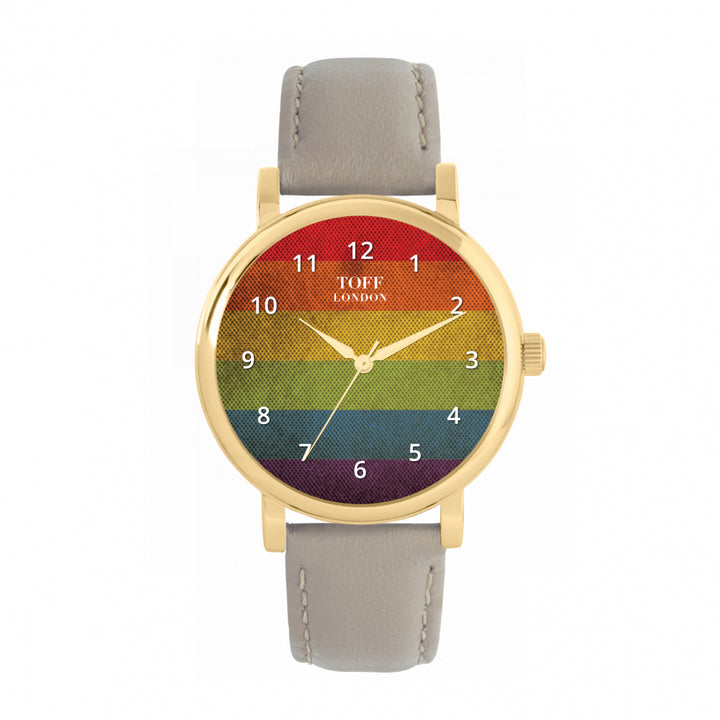 38mm Pride Vintage Rainbow Watch