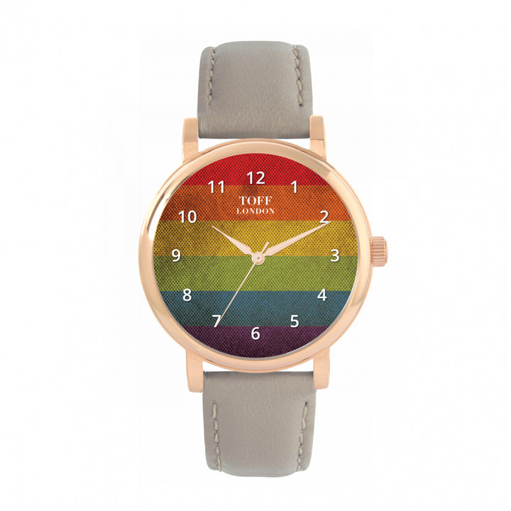 38mm Pride Vintage Rainbow Watch