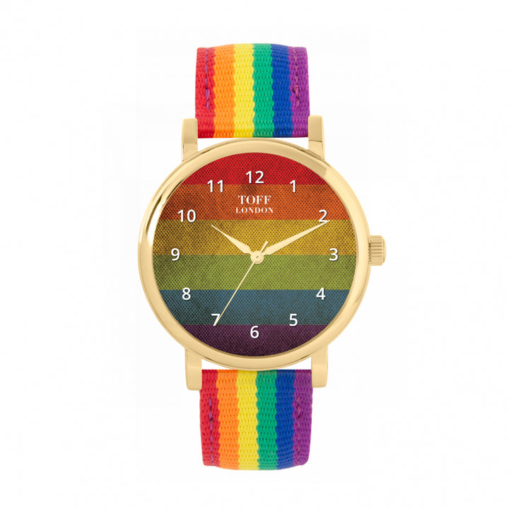 38mm Pride Vintage Rainbow Watch
