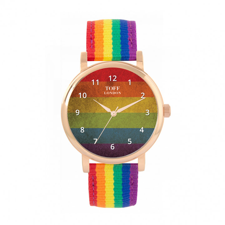 38mm Pride Vintage Rainbow Watch