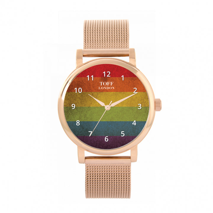38mm Pride Vintage Rainbow Watch