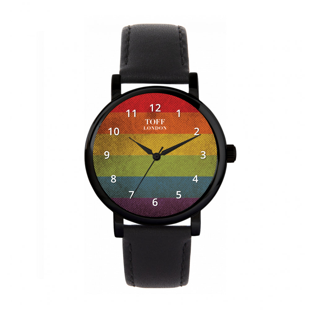 38mm Pride Vintage Rainbow Watch