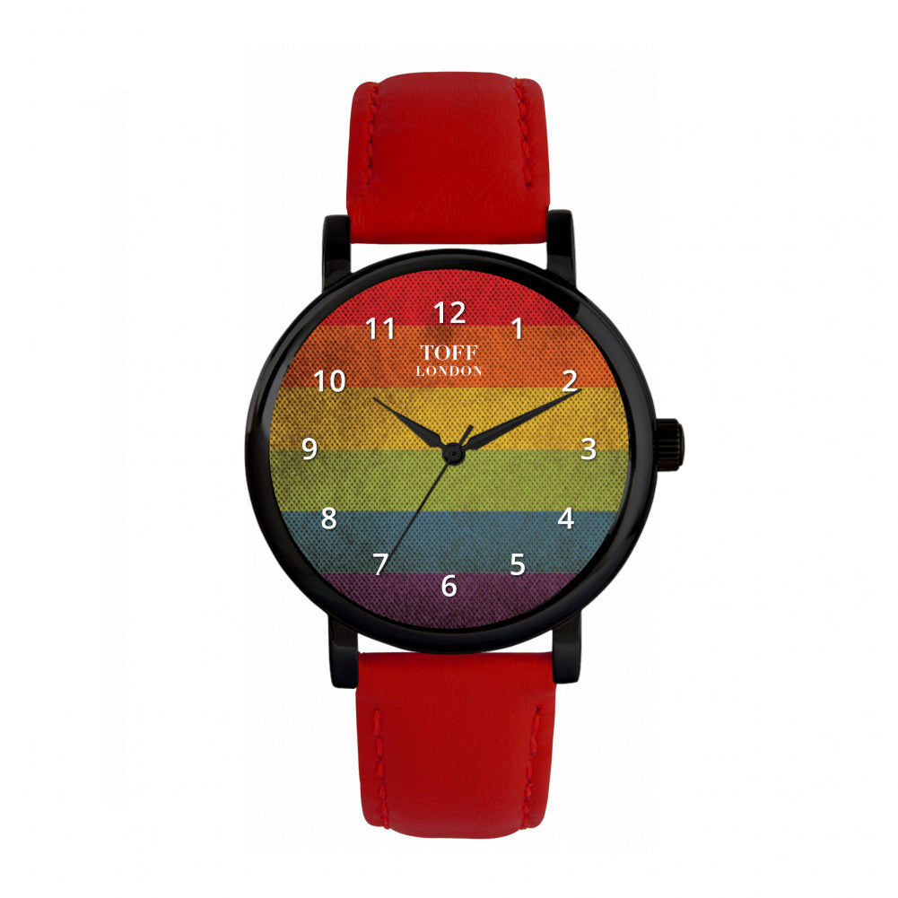 38mm Pride Vintage Rainbow Watch