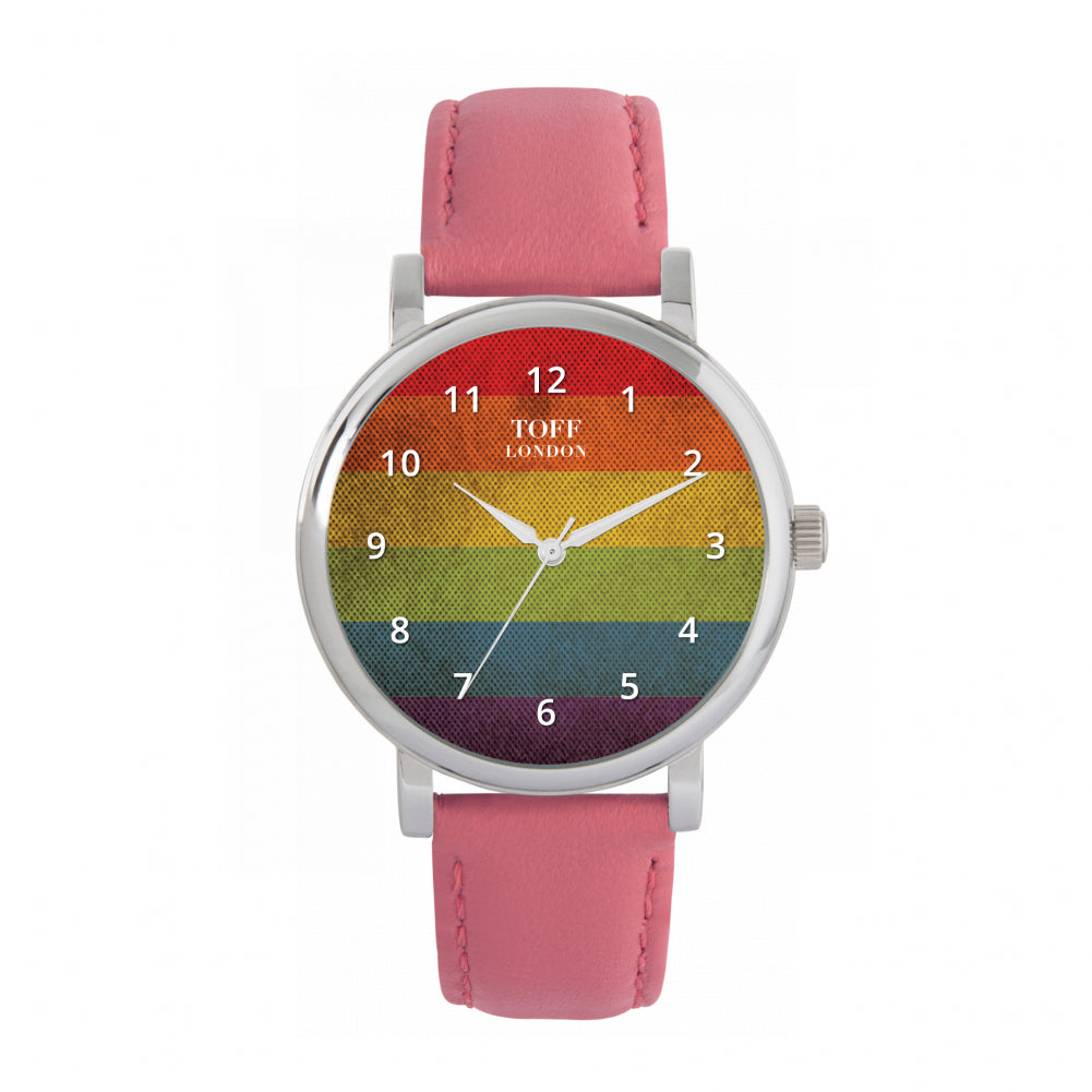 38mm Pride Vintage Rainbow Watch