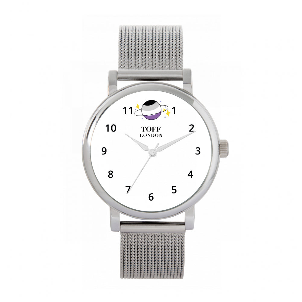 38mm Pride Asexual Planet Watch
