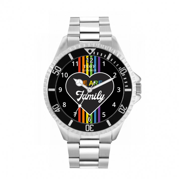 42mm Pride We Are Family Rainbow Watch