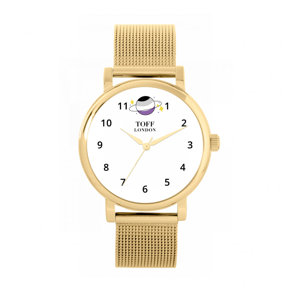 38mm Pride Asexual Planet Watch