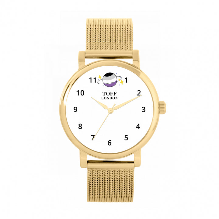 38mm Pride Asexual Planet Watch