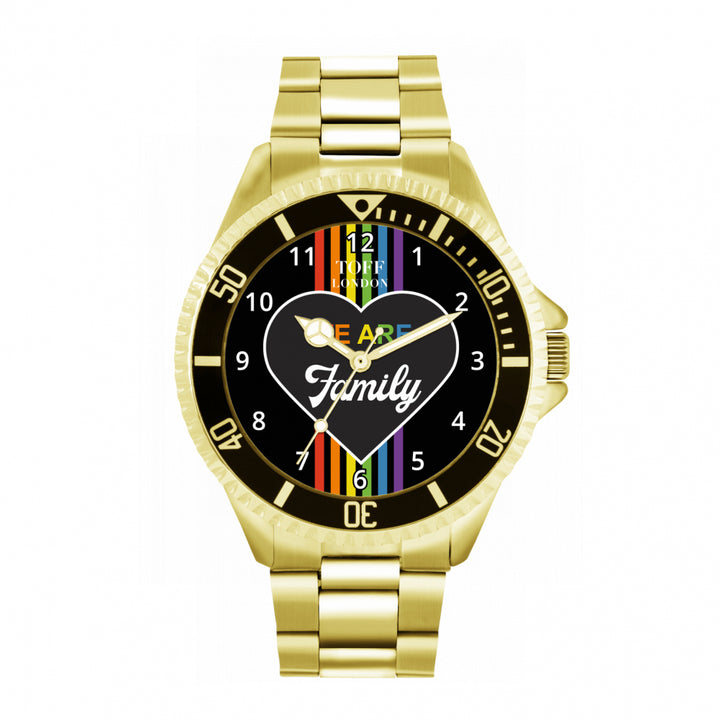 42mm Pride We Are Family Rainbow Watch
