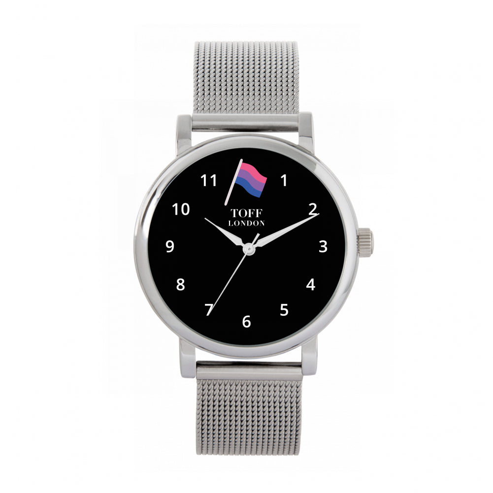 38mm Pride Mini Bisexual Flag Watch