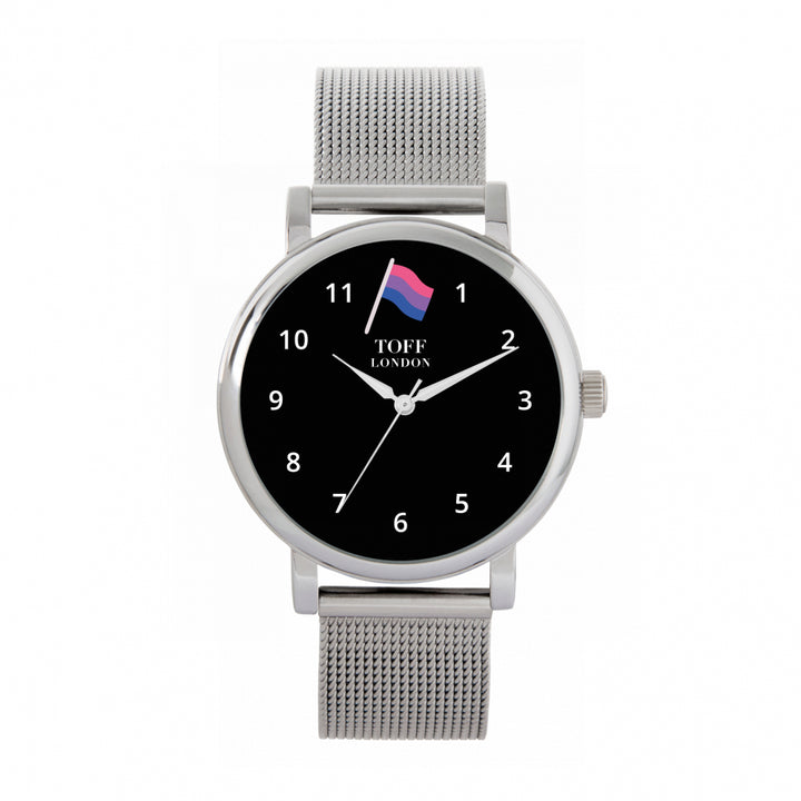 38mm Pride Mini Bisexual Flag Watch
