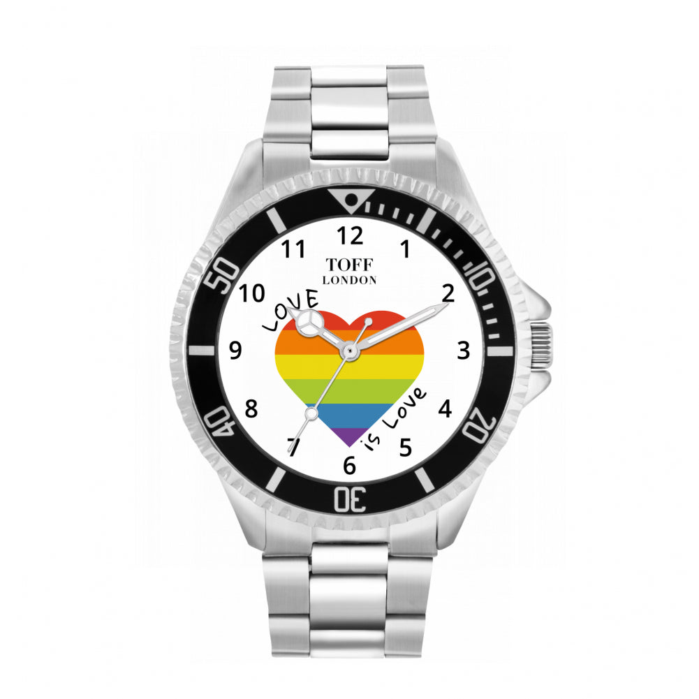 42mm Pride Heart Love Is Love Watch