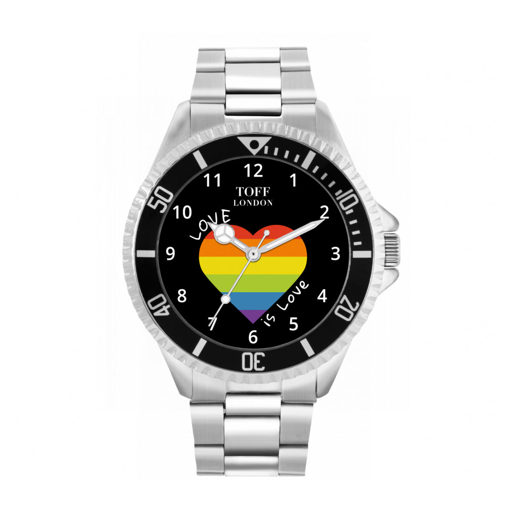42mm Pride Heart Love Is Love Watch