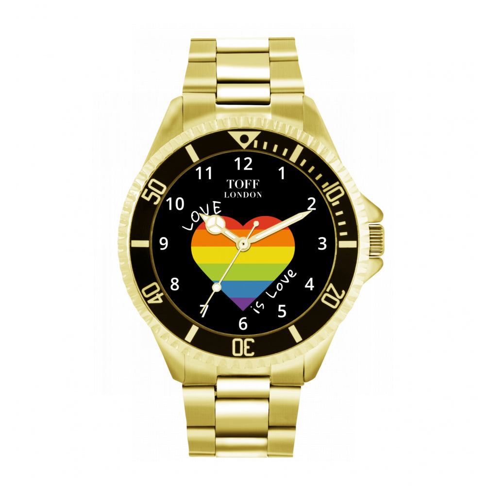 42mm Pride Heart Love Is Love Watch