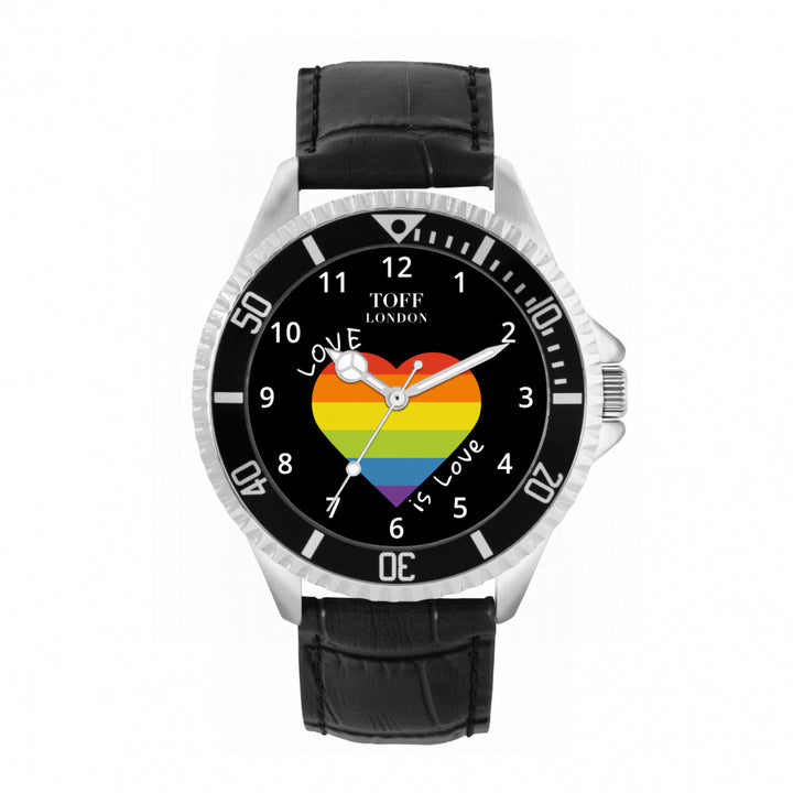 42mm Pride Heart Love Is Love Watch