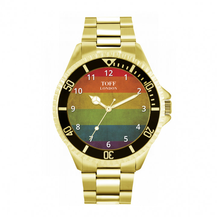 42mm Pride Vintage Rainbow Watch