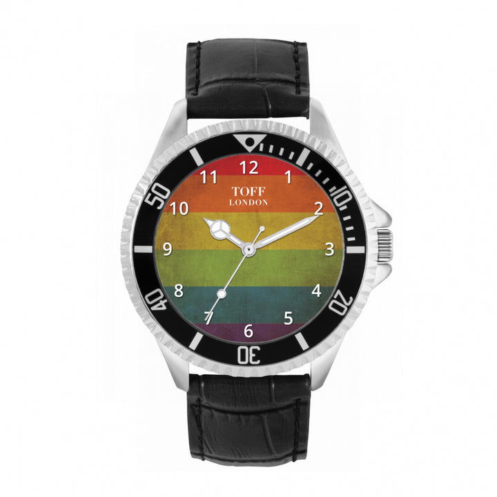 42mm Pride Vintage Rainbow Watch