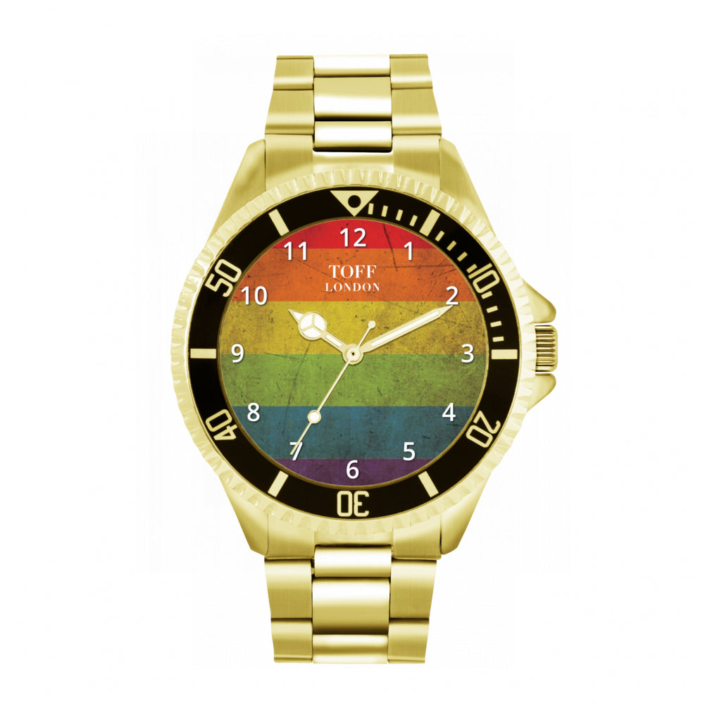42mm Pride Vintage Rainbow Watch