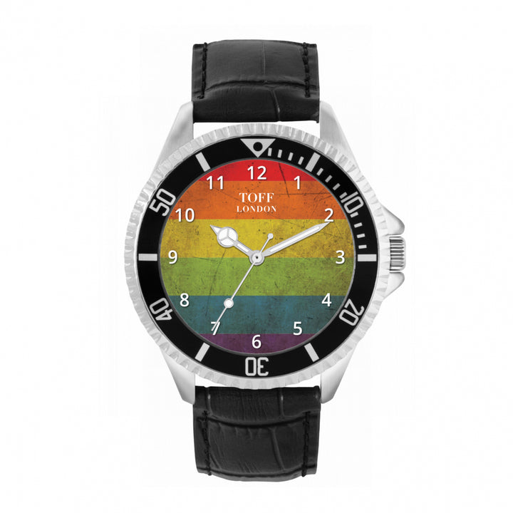 42mm Pride Vintage Rainbow Watch