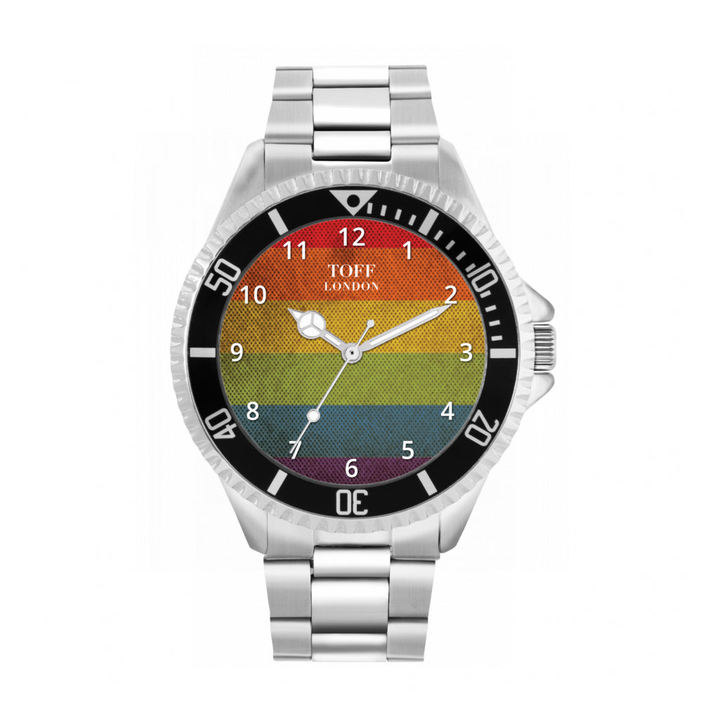 42mm Pride Vintage Rainbow Watch