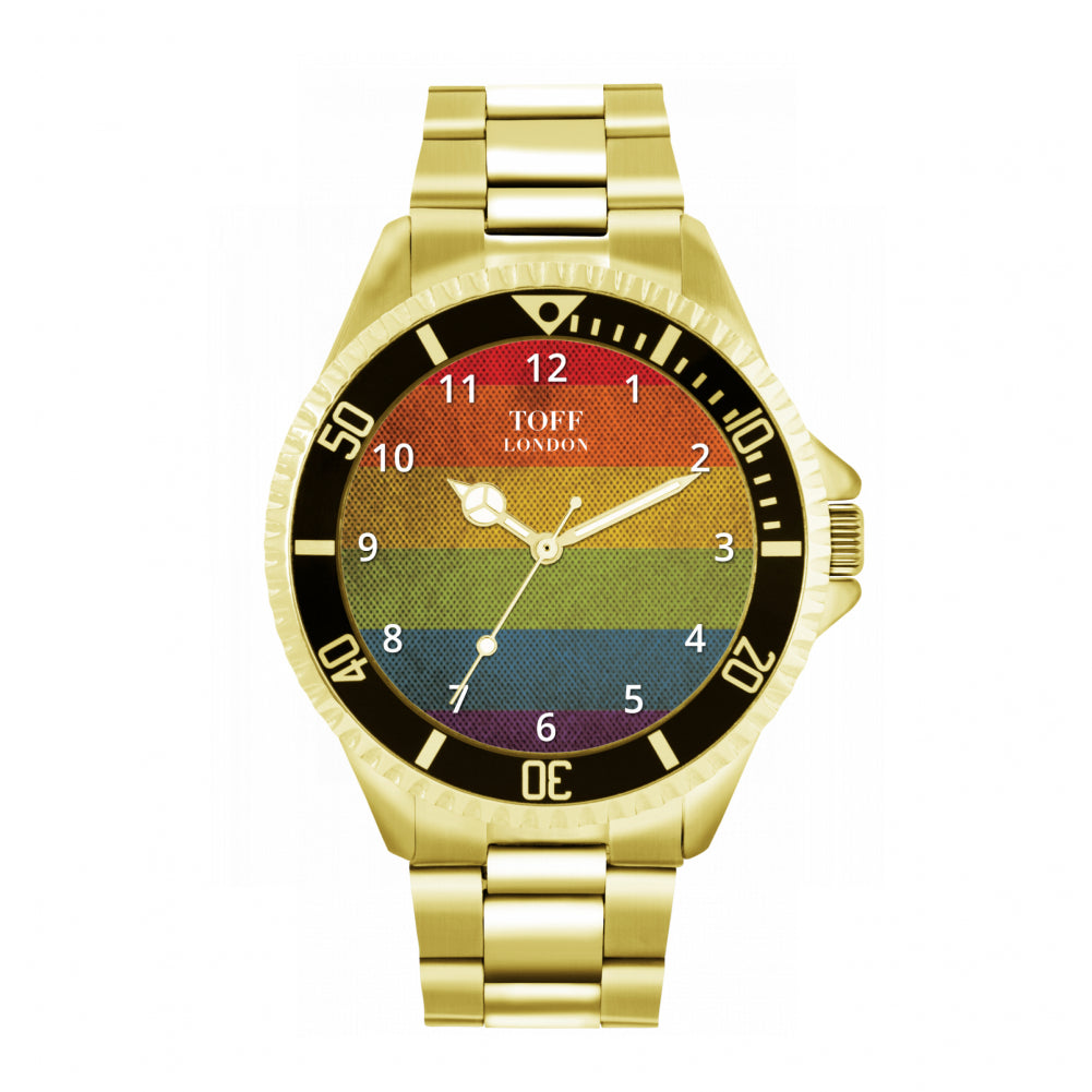 42mm Pride Vintage Rainbow Watch