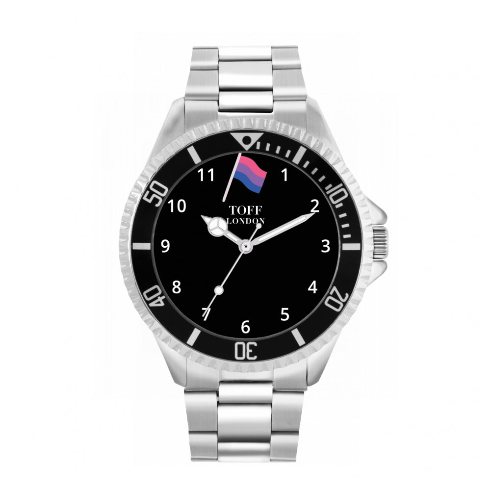 42mm Pride Mini Bisexual Flag Watch